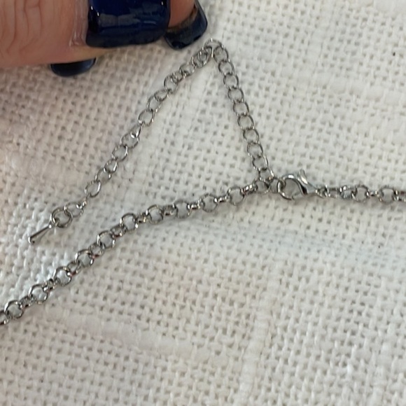 💐5/25 Envy delicate circle chain dainty statement long necklace - Picture 7 of 8